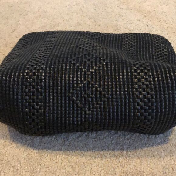 Black Textured Make-up Bag  - Picture 5 of 5